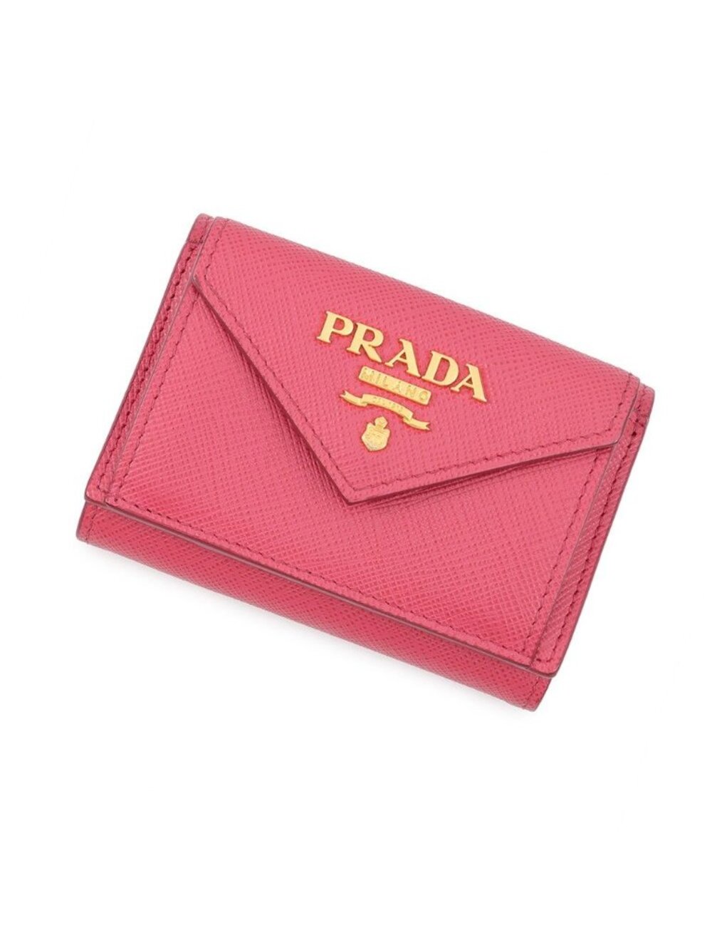 Prada Trifold Wallet Saffiano Compact